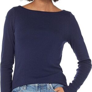 GAP Striped Bowery Boatneck Tee